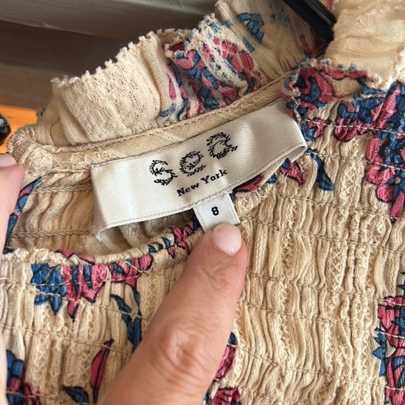 Sea NY Odette smocked Midi Dress - Picture 5 of 5